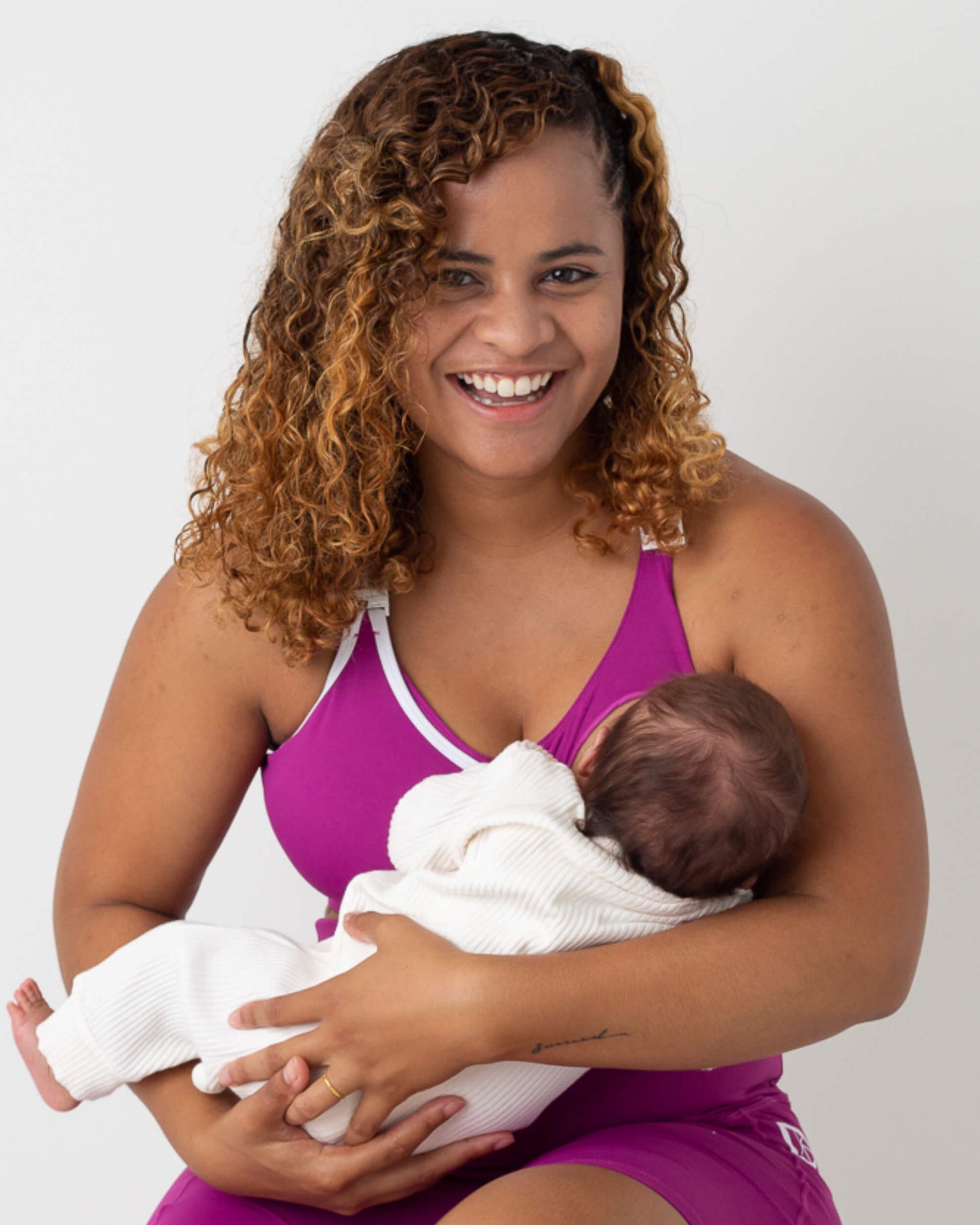 Nursing Bra and baby