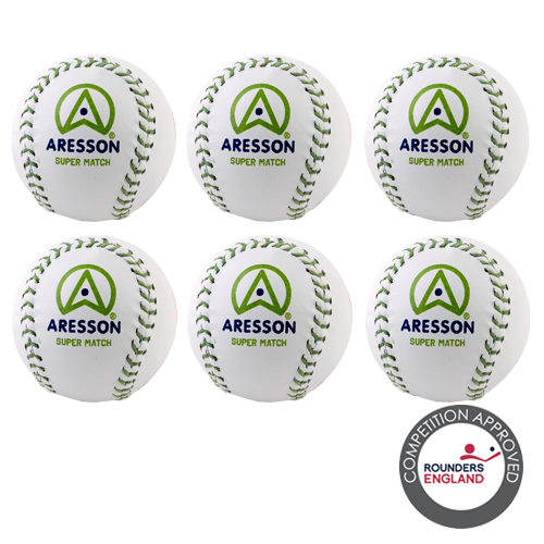 Aresson Super Match Rounders Ball - White