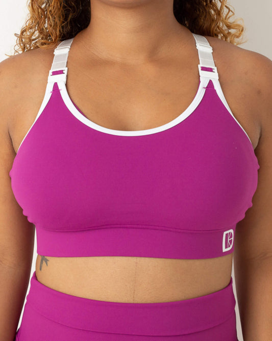 Raspberry Breastfeeding Sports Bra