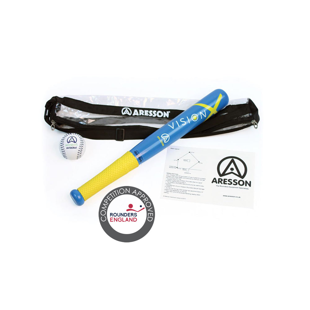 Aresson Rounders Vision X Bat & Ball Pack
