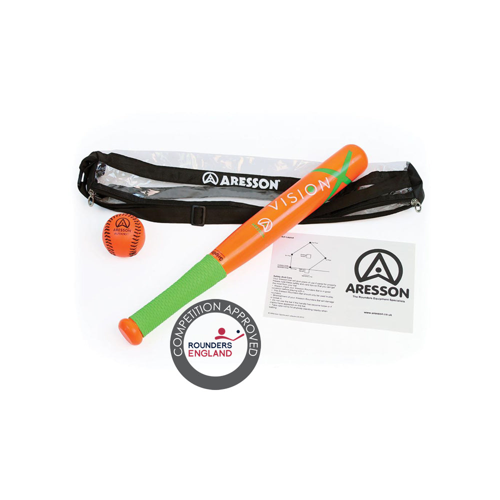 Aresson Rounders Vision X Bat & Ball Pack